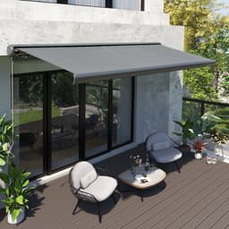 image-Cassette Electric Motorised Manual Awning Door Window Retractable Sunshade