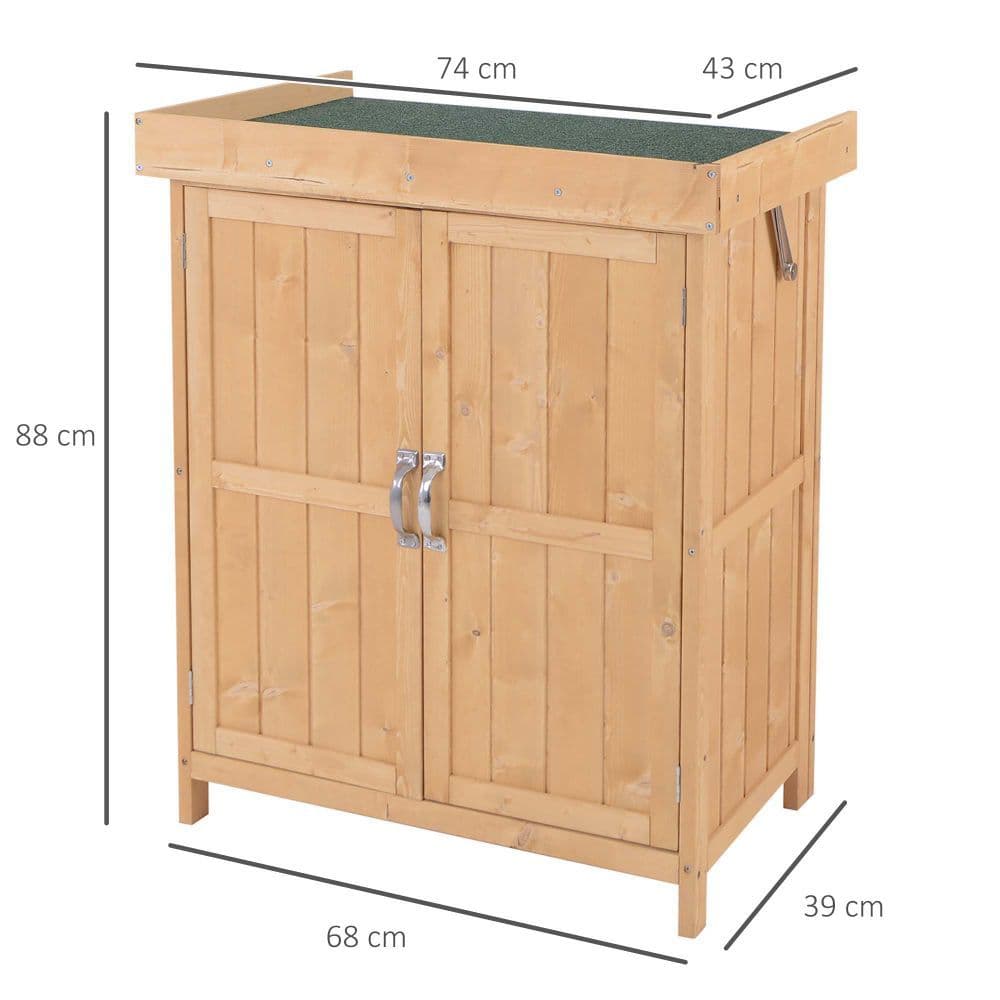 image-Outdoor Garden Storage Shed, Cedarwood-Burlywood Colour