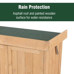image-Outdoor Garden Storage Shed, Cedarwood-Burlywood Colour