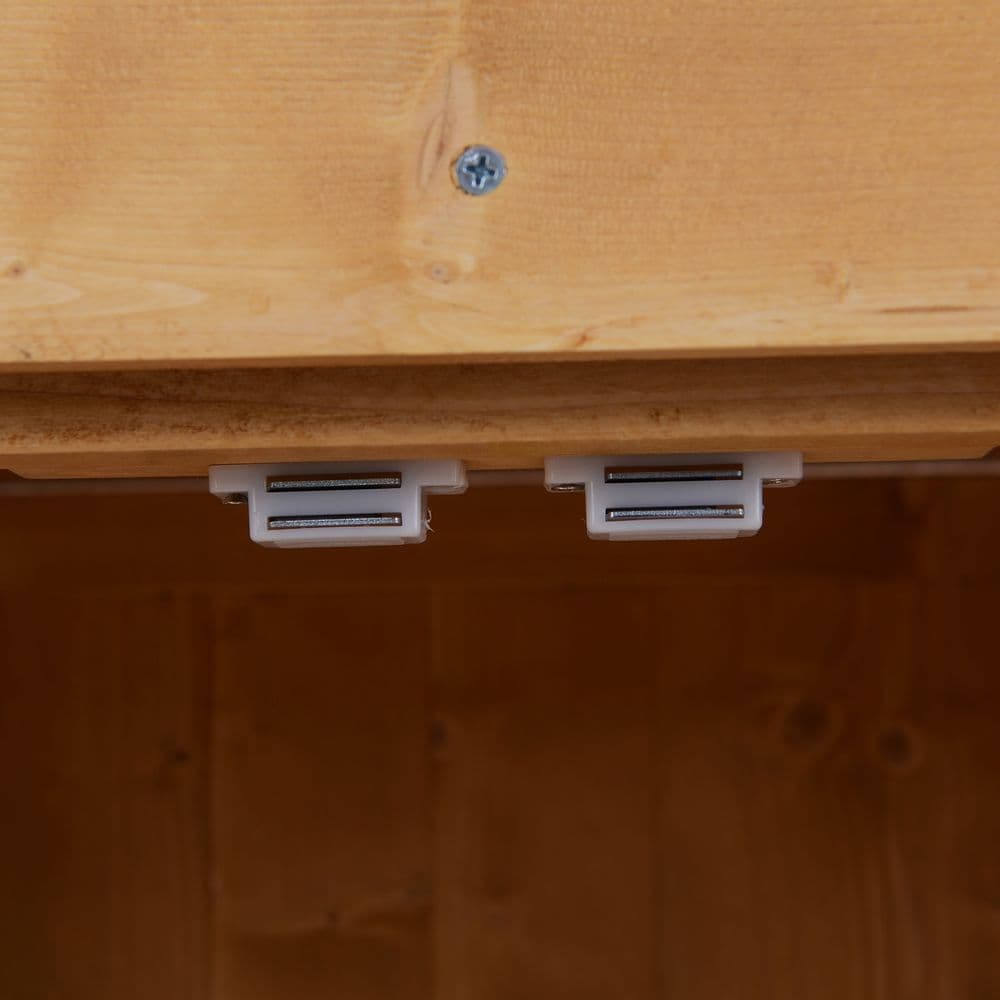 image-Outdoor Garden Storage Shed, Cedarwood-Burlywood Colour