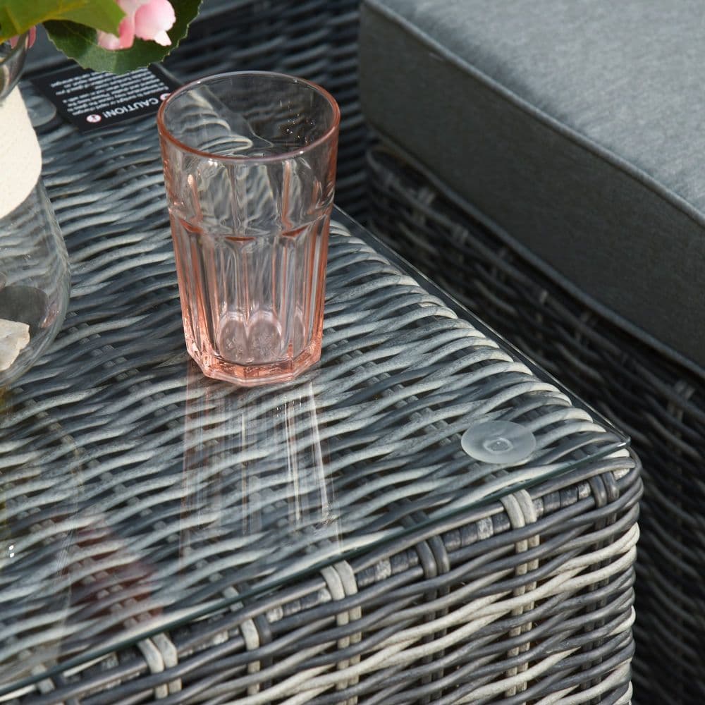 image-5 Pcs PE Rattan Armchair Outdoor Garden Seating Comfort Balcony Home -Mixed Grey