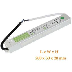 image-IP67 Waterproof LED Driver Power Supply Transformer AC90V-240V / DC12V Power Converter