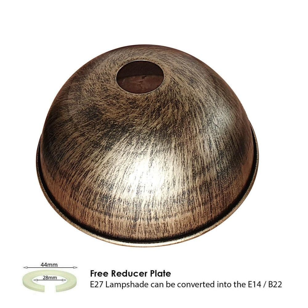image-210mm Dome Easy Fit Light Shades Modern Ceiling Pendant Lampshades