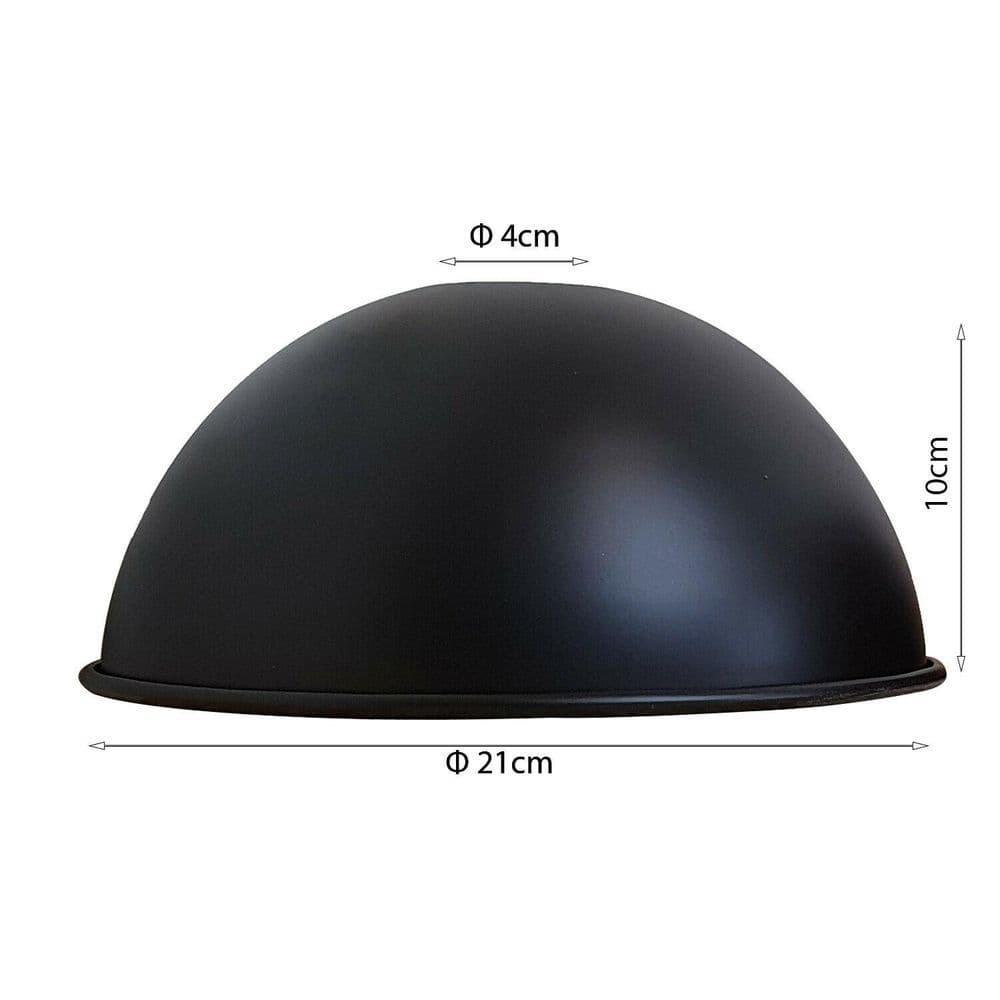 image-210mm Dome Easy Fit Light Shades Modern Ceiling Pendant Lampshades