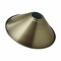 image-Modern22 x 10cm Cone Light Shades Metal Easy Fit Ceiling Pendant Hanging Lampshade only