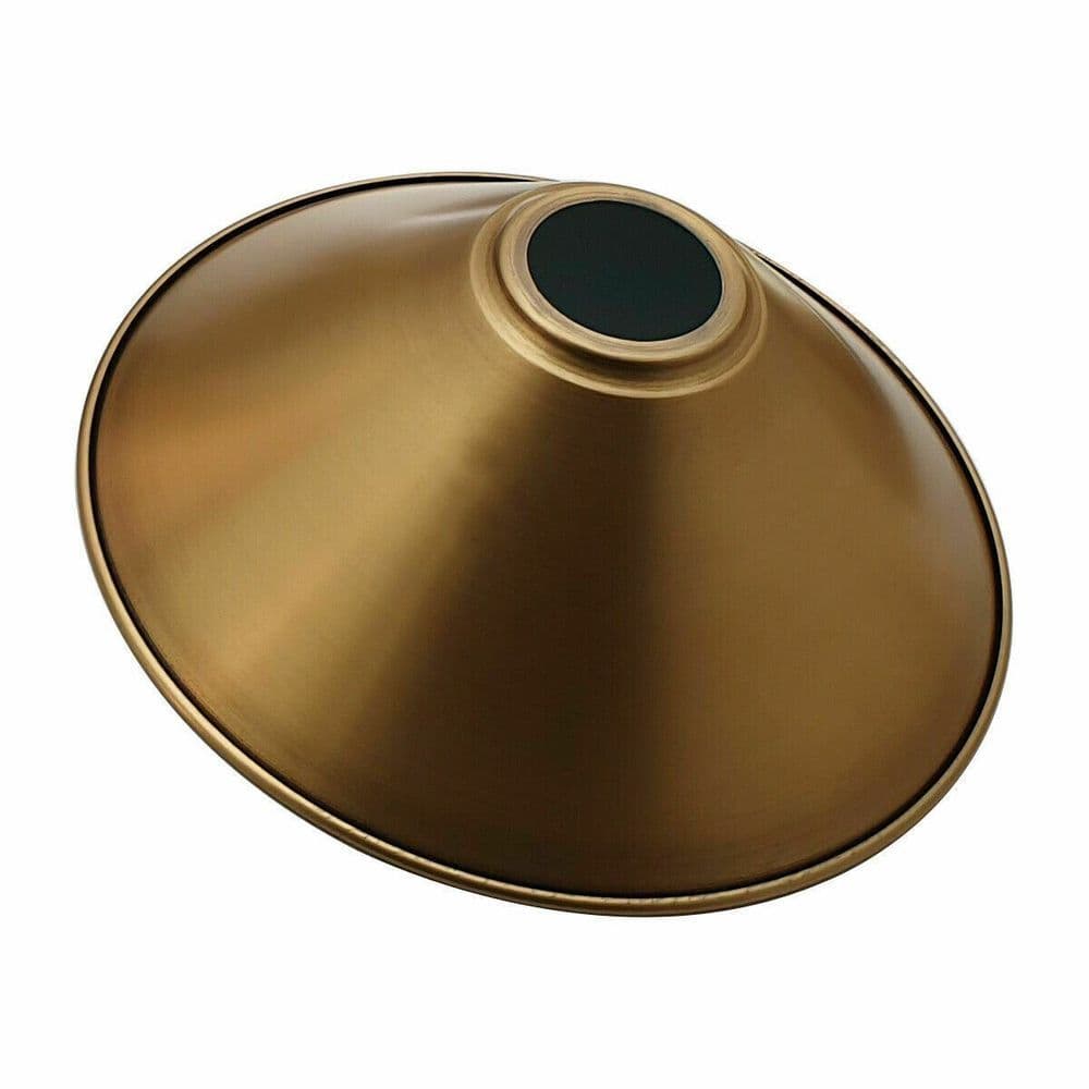 image-Modern22 x 10cm Cone Light Shades Metal Easy Fit Ceiling Pendant Hanging Lampshade only