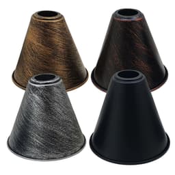image-Large Easy Fit Pendant Light Shade 18cm Metal Lampshade Wall Lamp