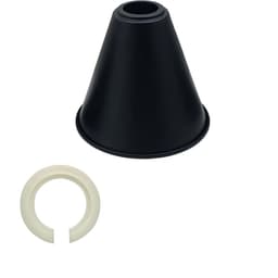 image-Large Easy Fit Pendant Light Shade 18cm Metal Lampshade Wall Lamp