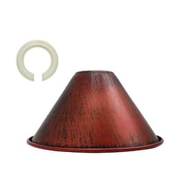 image-18mm x 10mm Large Easy Fit Pendant Light Shade Metal Lampshade Wall Lamp