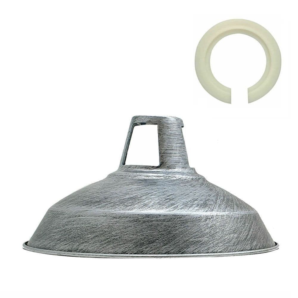 image-Retro Barn Light Shades Modern Ceiling Pendant Lampshades Metal Various Colors