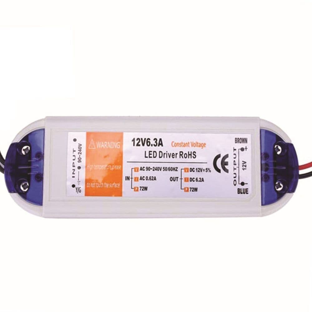 image-LED 18W100W Power Adapter Driver DC12V LED Transformer for LED Strips MR16 CCTV