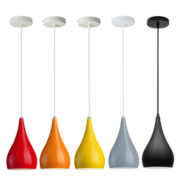 image-Modern Vintage Lamp E27 Base Chandelier Pendant Light Shade Industrial Hanging for Show Room & Food Corners