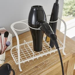 image-3 compartments Heat-resistant Holder for Straighteners Curling tongs & Hair Dryers