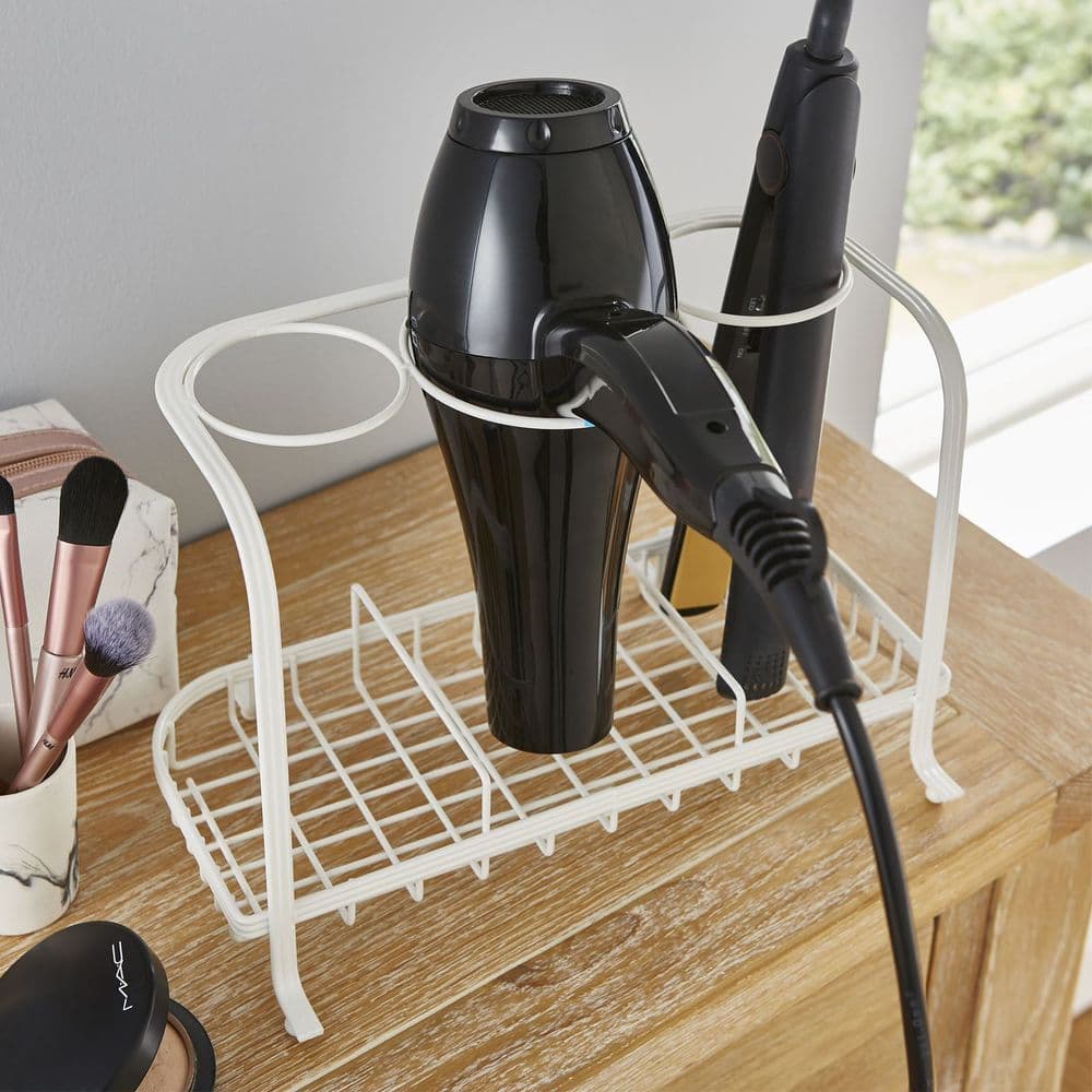 image-3 compartments Heat-resistant Holder for Straighteners Curling tongs & Hair Dryers