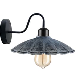 image-Vintage Industrial Antique Brass Wall Sconces Metal Shade Indoor Light Fitting