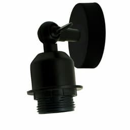 image-Vintage Industrial Indoor Lamp Holder Flush Mount Adjustable Wall Sconce Light Multi Room