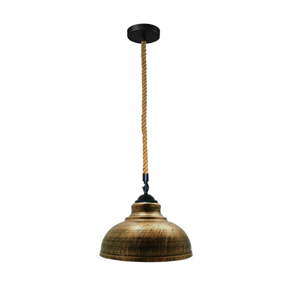 image-Retro Vintage Style Metal Ceiling Hanging Pendant Light