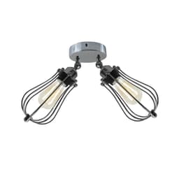 image-Modern Vintage Industrial Retro Loft Ceiling Lamp Shade Pendant Light UK