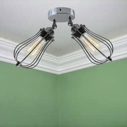 image-Modern Vintage Industrial Retro Loft Ceiling Lamp Shade Pendant Light UK