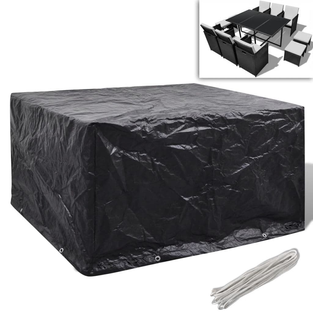 image-vidaXL Garden Furniture Cover 10 Eyelets 260 x 260 x 90 cm
