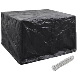 image-Garden Furniture Covers 2pcs 4 Person Poly Rattan 113x113cm