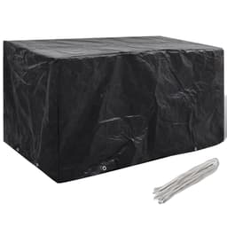 image-Garden Furniture Covers 2pcs 4 Person Poly Rattan 113x113cm