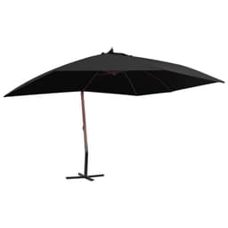 image-Hanging Parasol with Wooden Pole 400x300 cm