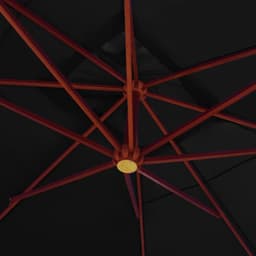image-Hanging Parasol with Wooden Pole 400x300 cm