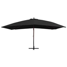 image-Hanging Parasol with Wooden Pole 400x300 cm