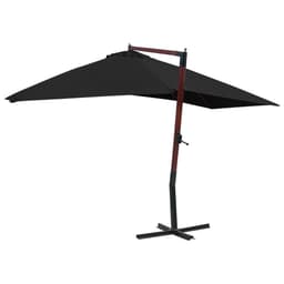 image-Hanging Parasol with Wooden Pole 400x300 cm