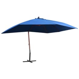 image-Hanging Parasol with Wooden Pole 400x300 cm