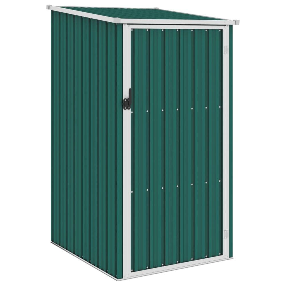 image-Garden Shed Green, Brown Grey & Anthracite 87x98x159 cm Galvanised Steel