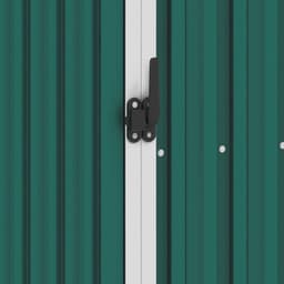 image-Garden Shed Green, Brown Grey & Anthracite 87x98x159 cm Galvanised Steel
