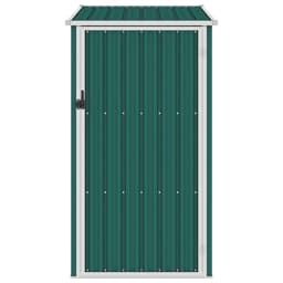 image-Garden Shed Green, Brown Grey & Anthracite 87x98x159 cm Galvanised Steel