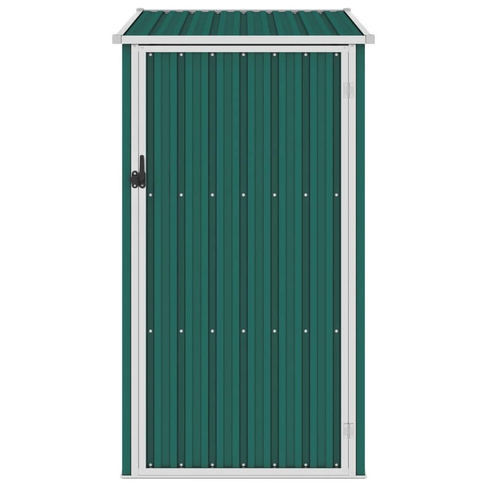 image-Garden Shed Green, Brown Grey & Anthracite 87x98x159 cm Galvanised Steel