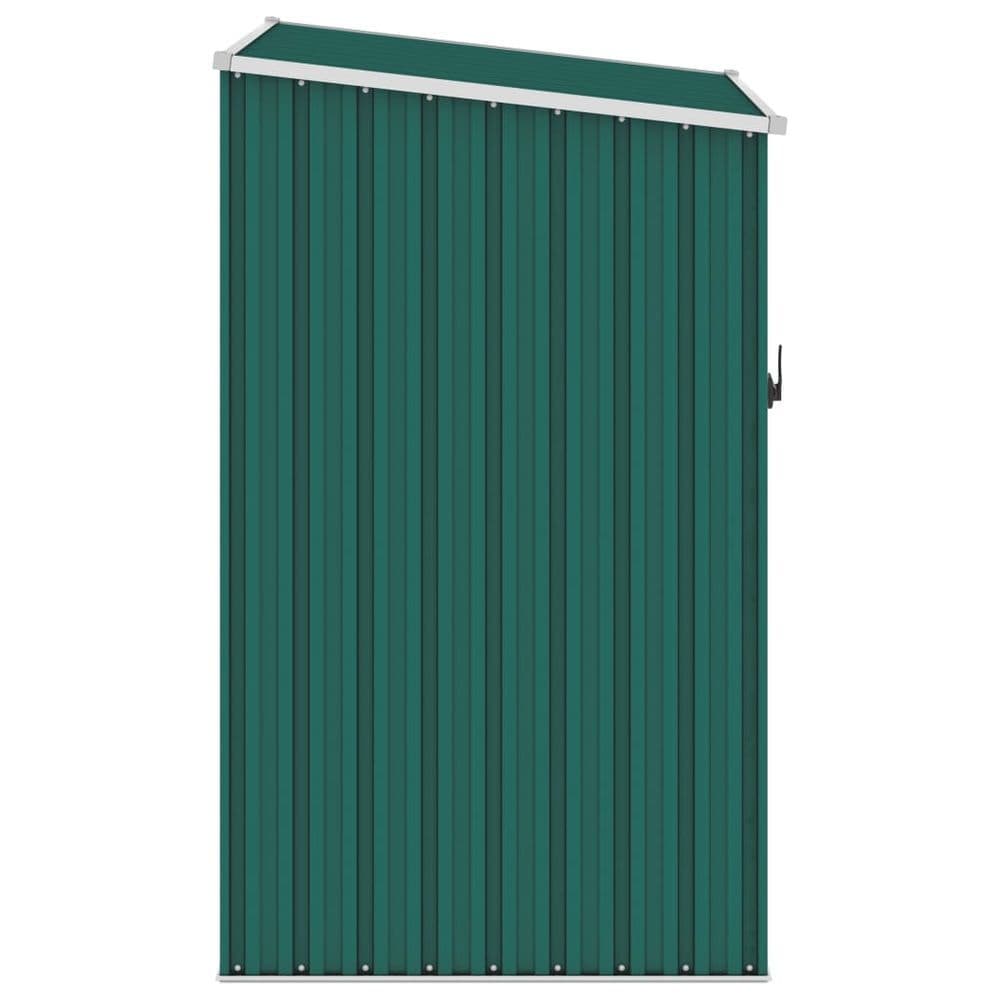 image-Garden Shed Green, Brown Grey & Anthracite 87x98x159 cm Galvanised Steel