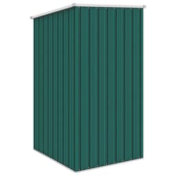 image-Garden Shed Green, Brown Grey & Anthracite 87x98x159 cm Galvanised Steel