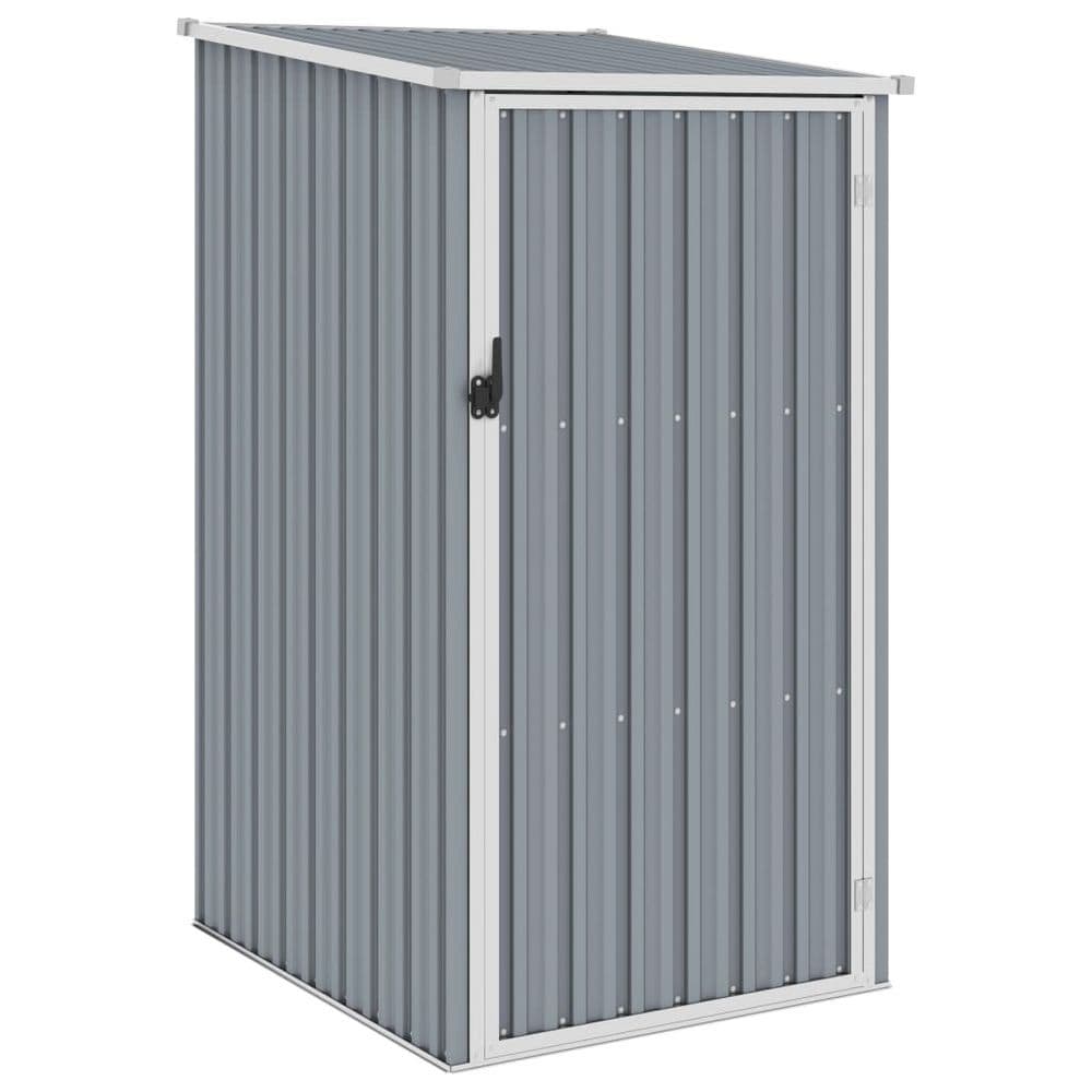 image-Garden Shed Green, Brown Grey & Anthracite 87x98x159 cm Galvanised Steel