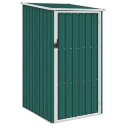 image-Garden Shed Green, Brown Grey & Anthracite 87x98x159 cm Galvanised Steel
