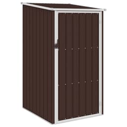 image-Garden Shed Green, Brown Grey & Anthracite 87x98x159 cm Galvanised Steel