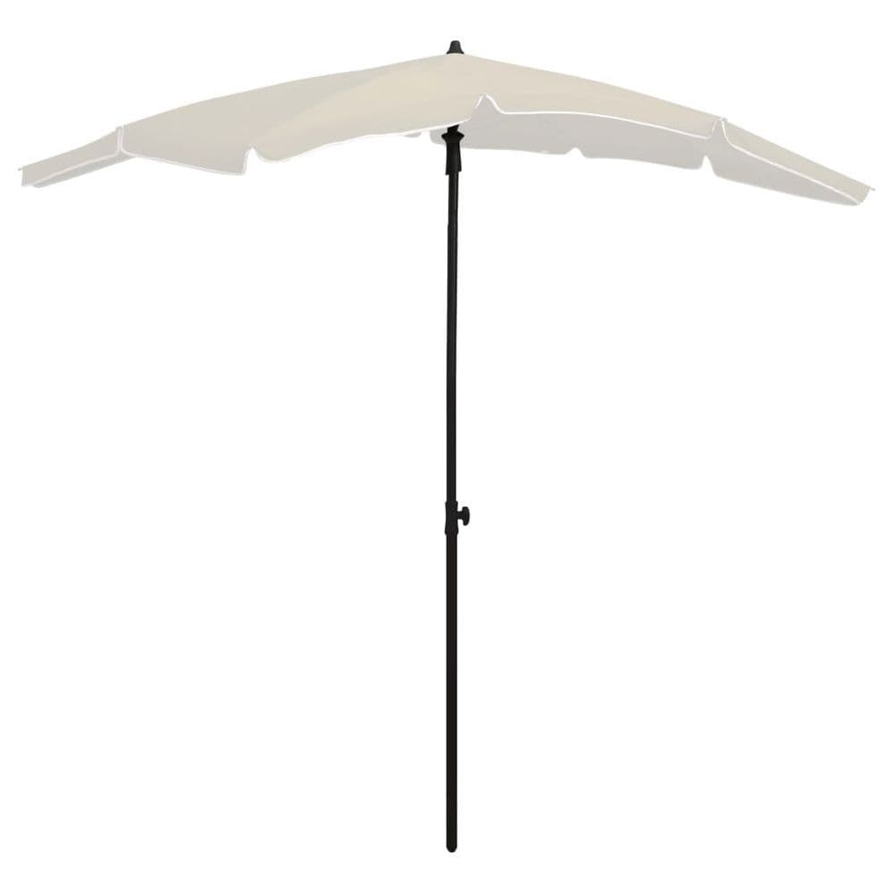 image-Garden Parasol with Pole 200x130 cm