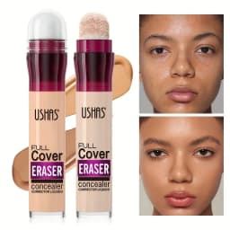 image-New Sponge Head Concealer for Dark Circles Freckles Acne Pigmentation and Blemishes Long Lasting Moisturizing Liquid Foundation