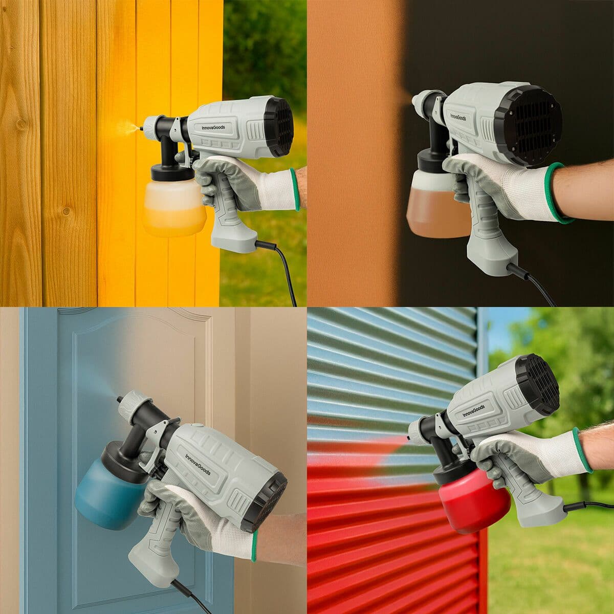 image-Electric Paint Sprayer Gun Spraint InnovaGoods 1 L 500 W