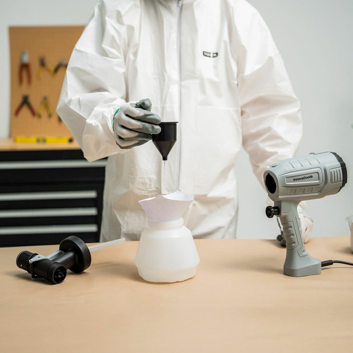 image-Electric Paint Sprayer Gun Spraint InnovaGoods 1 L 500 W