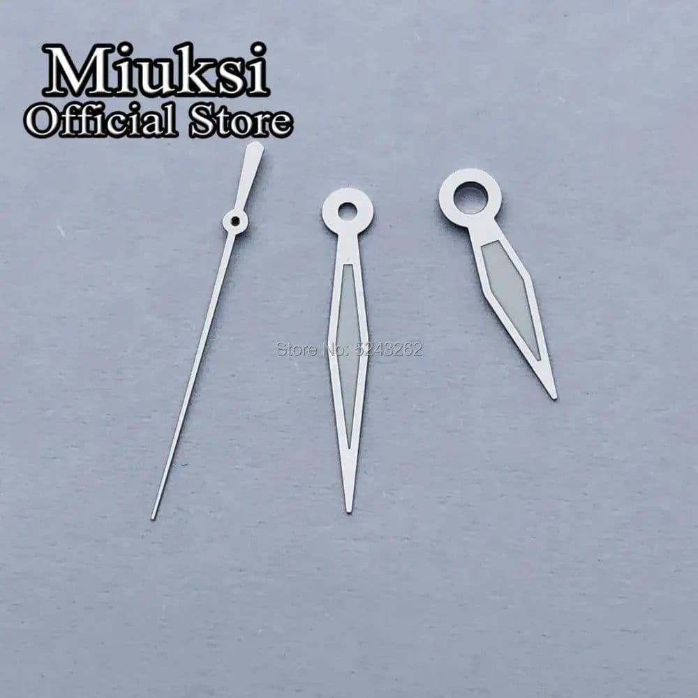 image-Miuksi NH35 Movement Stainless Steel Watch Parts - Durable & Precision