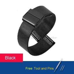 image-Langley Milanese Watchband with Double Safety Buckle - Custom Fit Bracelet