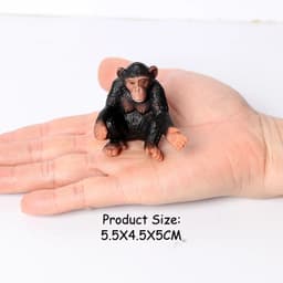 image-SamKaLa Chimpanzee Animal Model - Educational Toy Figurine for Kids