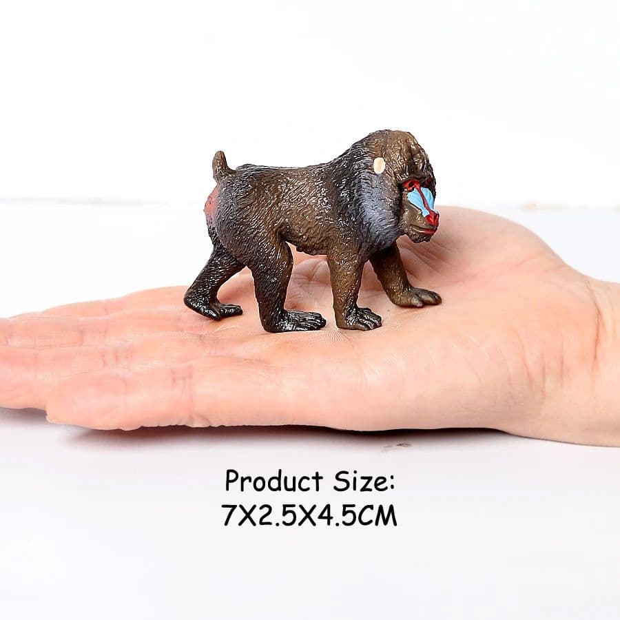image-SamKaLa Chimpanzee Animal Model - Educational Toy Figurine for Kids