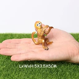 image-SamKaLa Chimpanzee Animal Model - Educational Toy Figurine for Kids