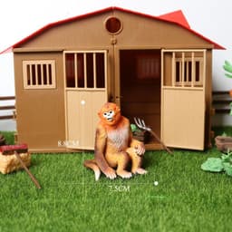 image-SamKaLa Chimpanzee Animal Model - Educational Toy Figurine for Kids